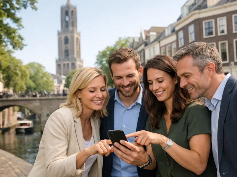 Bedrijfsuitje met citygame Utrecht dat verbindt